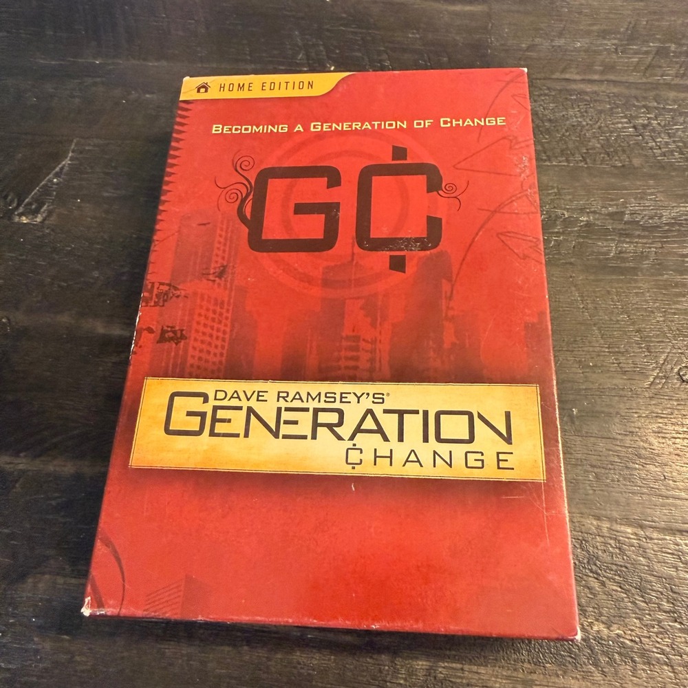 Dave Ramsey Generation Change Home Edition Teen Financial Curriculum DVD CD Set